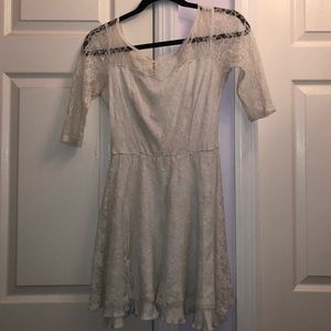 BP (Nordstrom) Juniors White Lace Dress